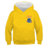 Stitch hoodie - geel met kleine opdruk